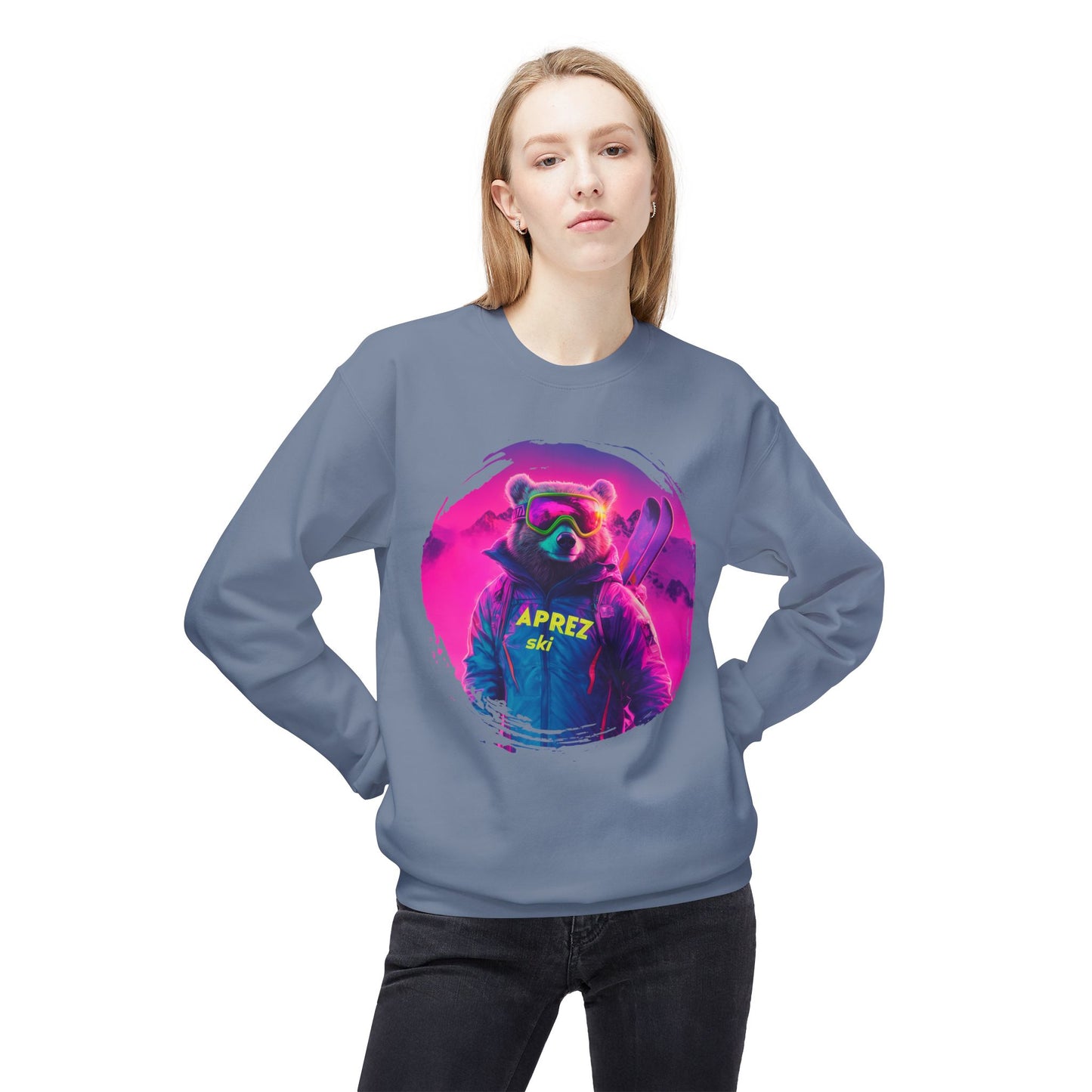 Neon Bear - Aprez Ski Fleece Sweatshirt