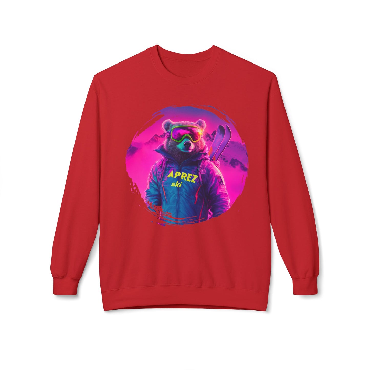 Neon Bear - Aprez Ski Fleece Sweatshirt