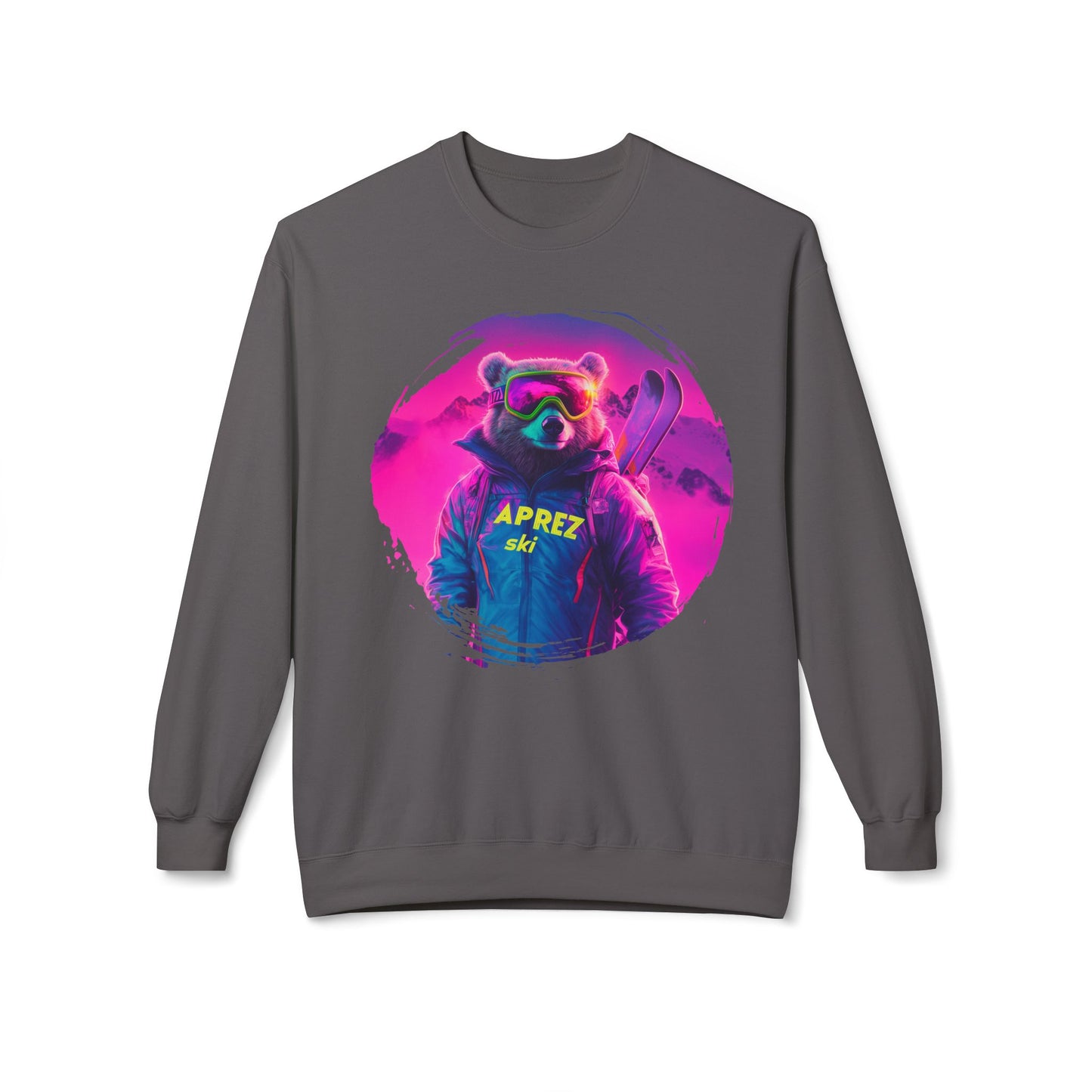 Neon Bear - Aprez Ski Fleece Sweatshirt