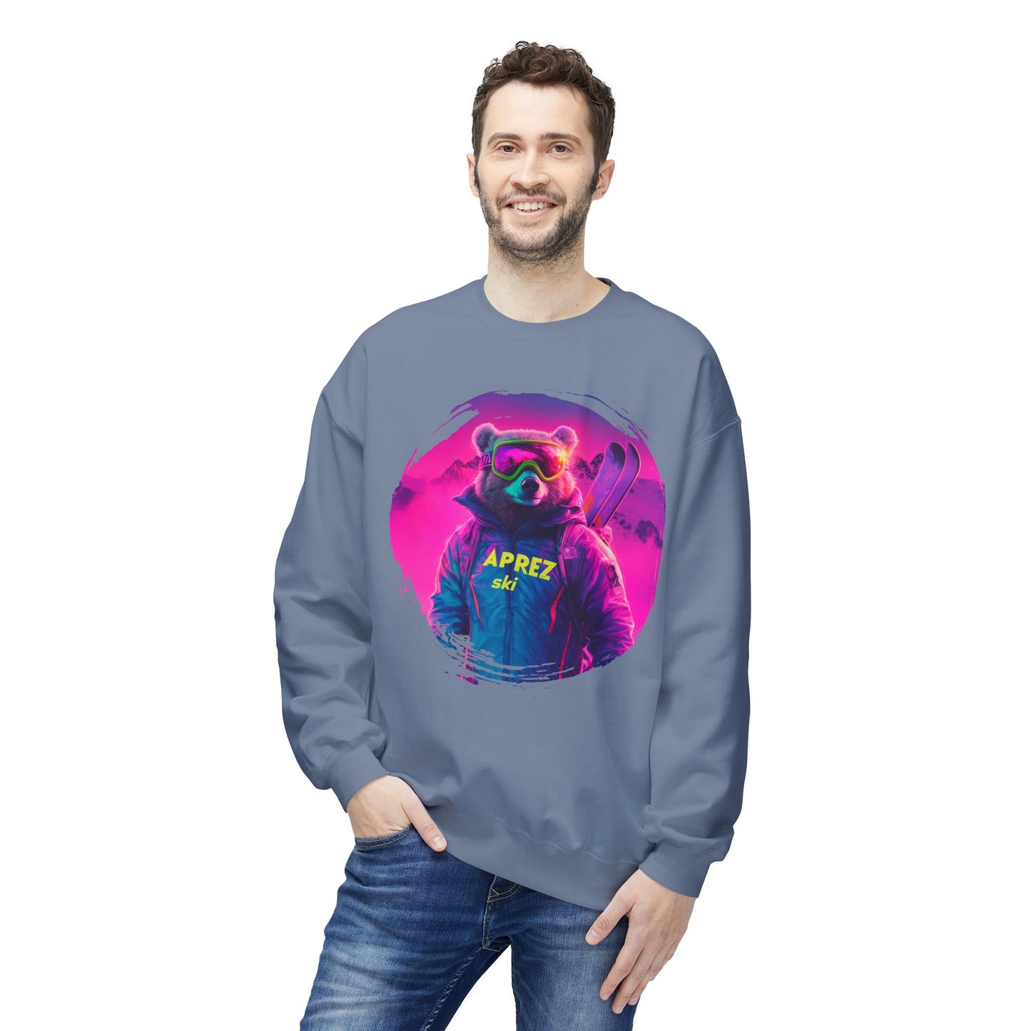 Neon Bear - Aprez Ski Fleece Sweatshirt