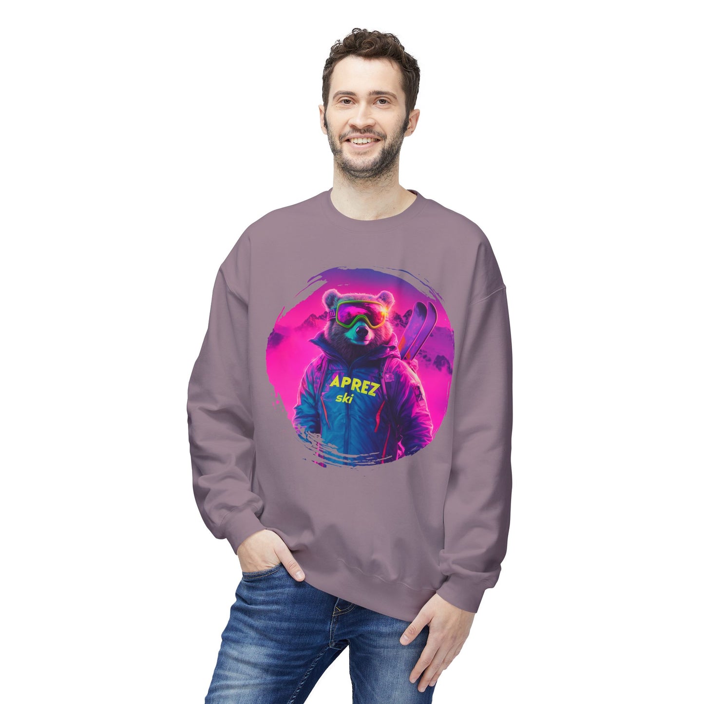 Neon Bear - Aprez Ski Fleece Sweatshirt