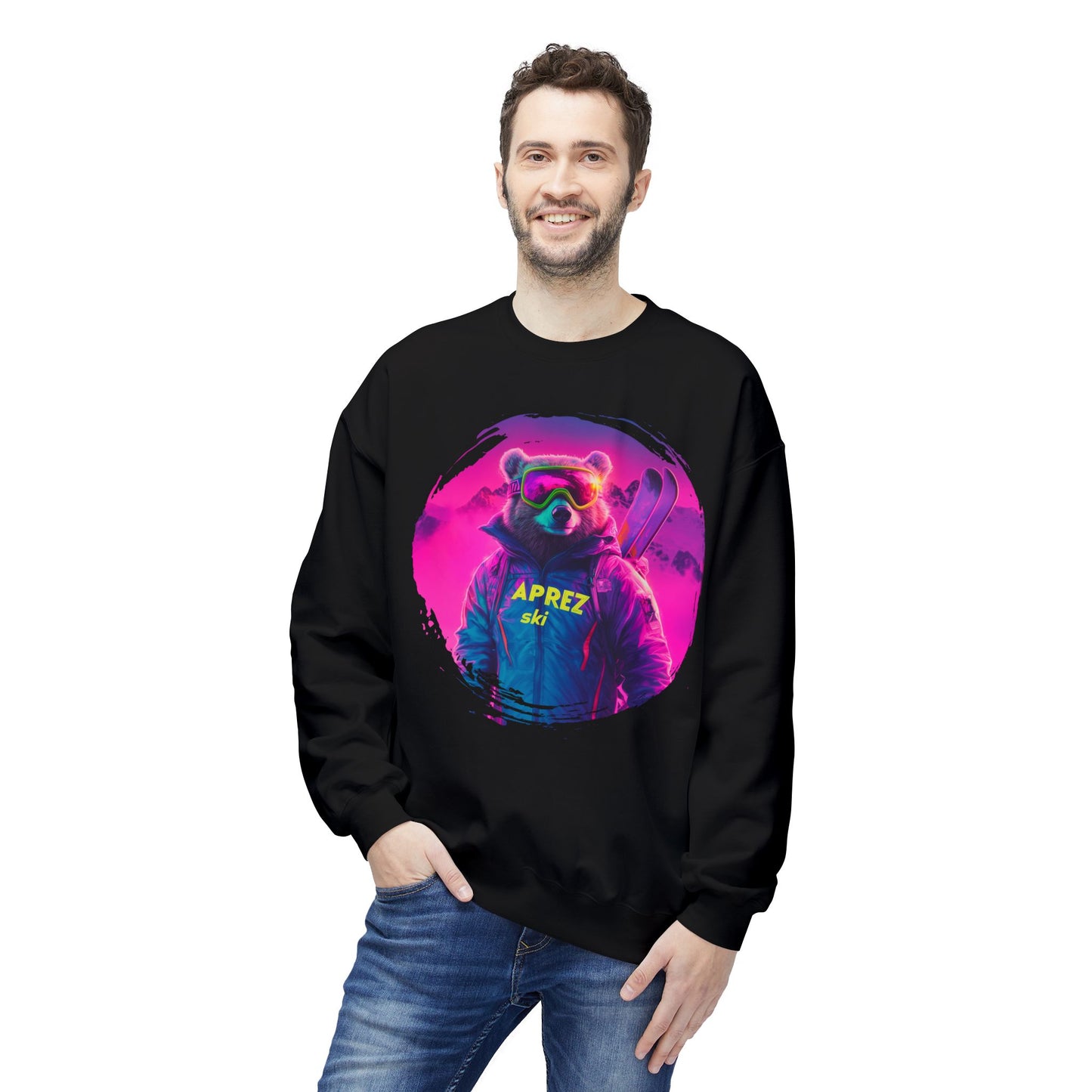 Neon Bear - Aprez Ski Fleece Sweatshirt