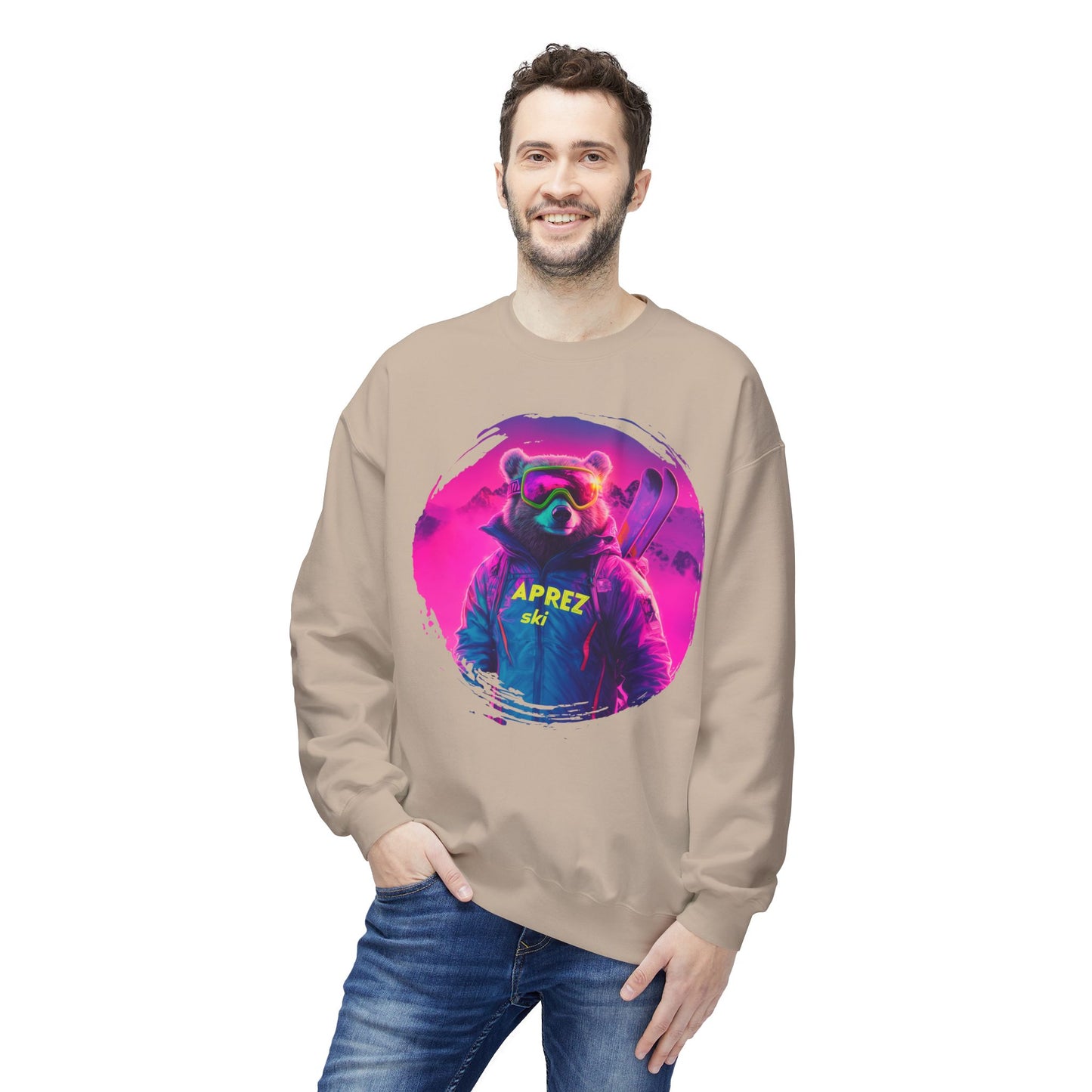 Neon Bear - Aprez Ski Fleece Sweatshirt