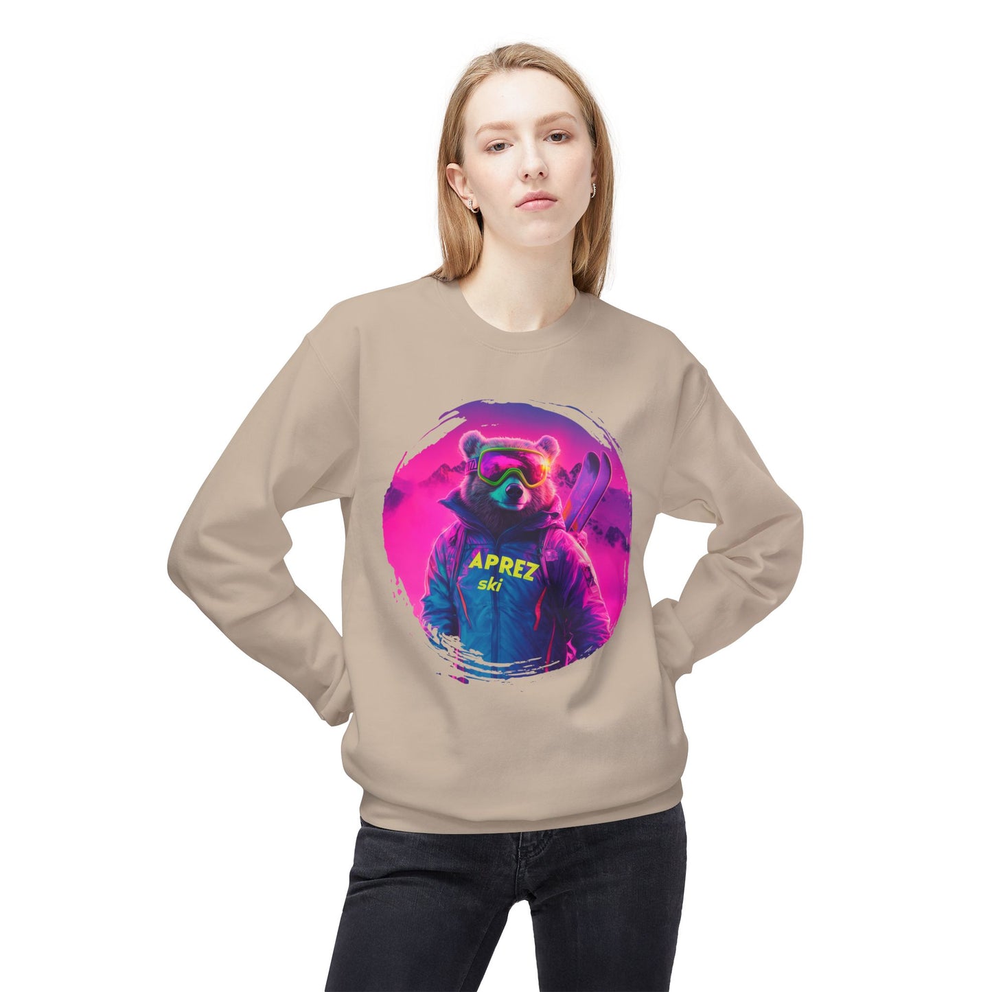 Neon Bear - Aprez Ski Fleece Sweatshirt