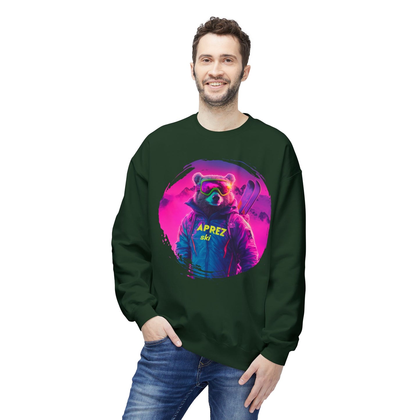 Neon Bear - Aprez Ski Fleece Sweatshirt