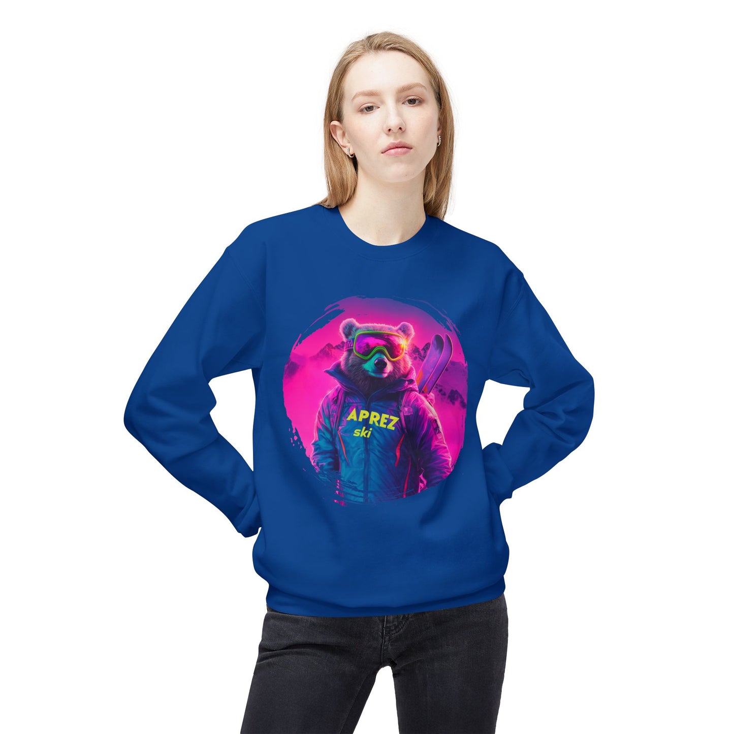 Neon Bear - Aprez Ski Fleece Sweatshirt