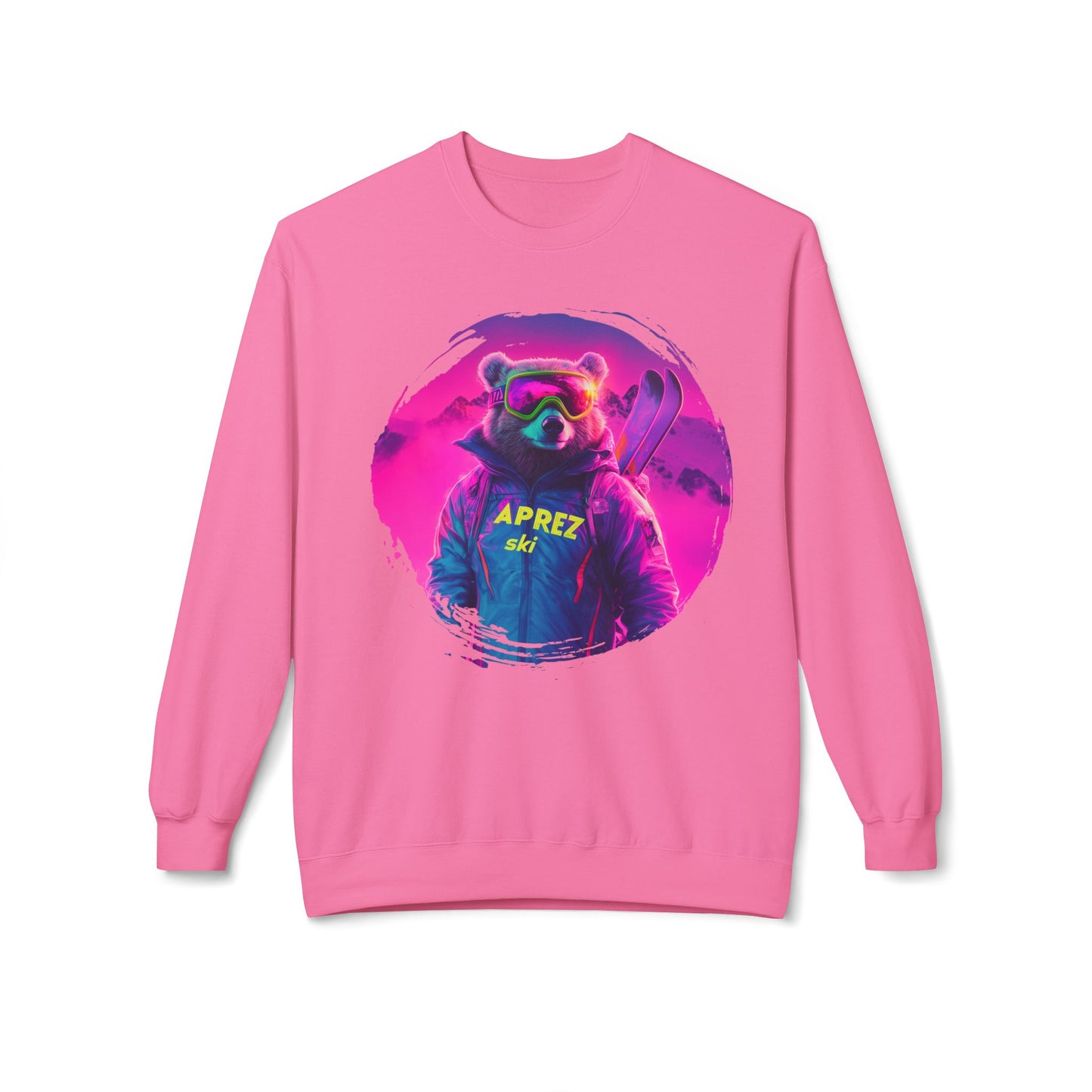 Neon Bear - Aprez Ski Fleece Sweatshirt