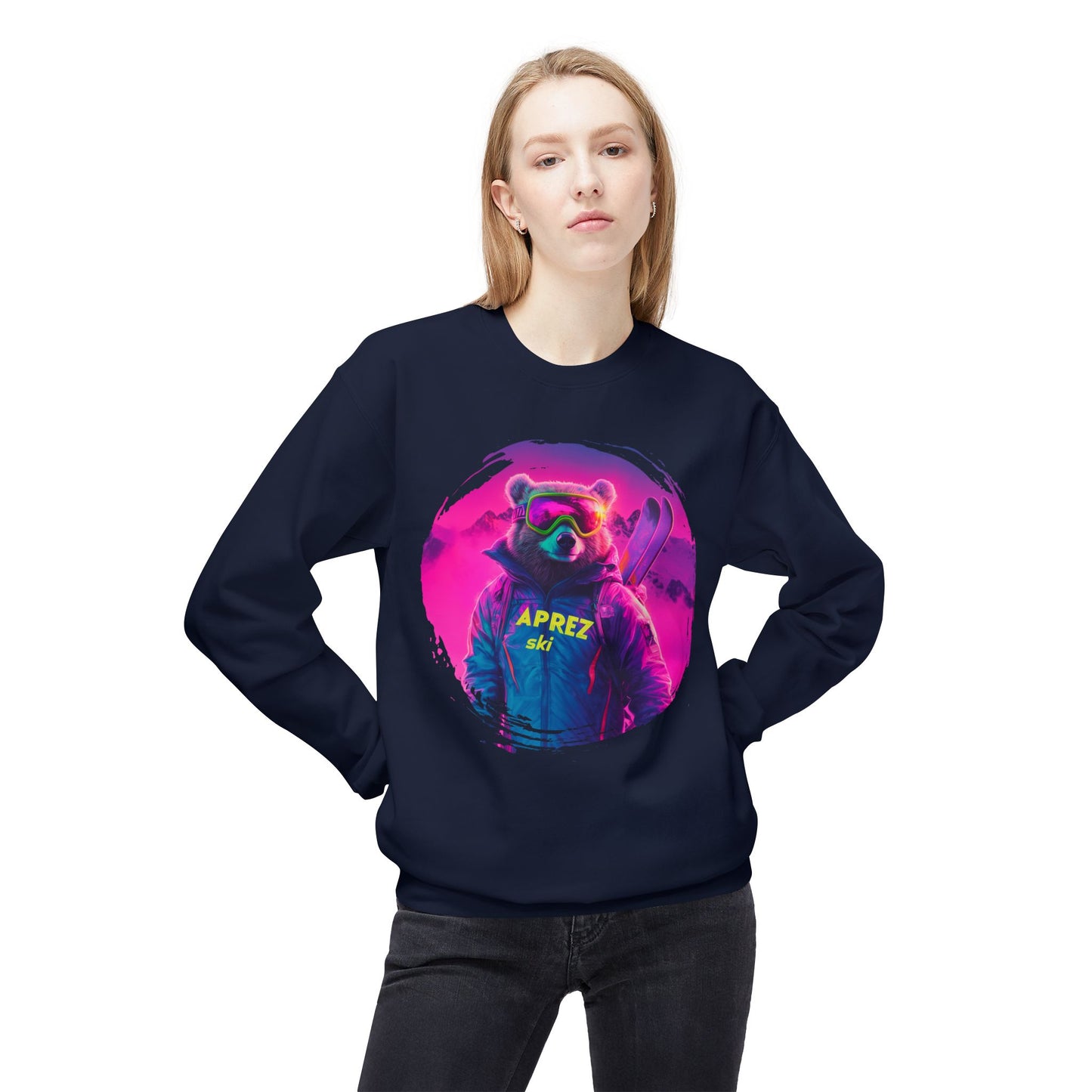 Neon Bear - Aprez Ski Fleece Sweatshirt