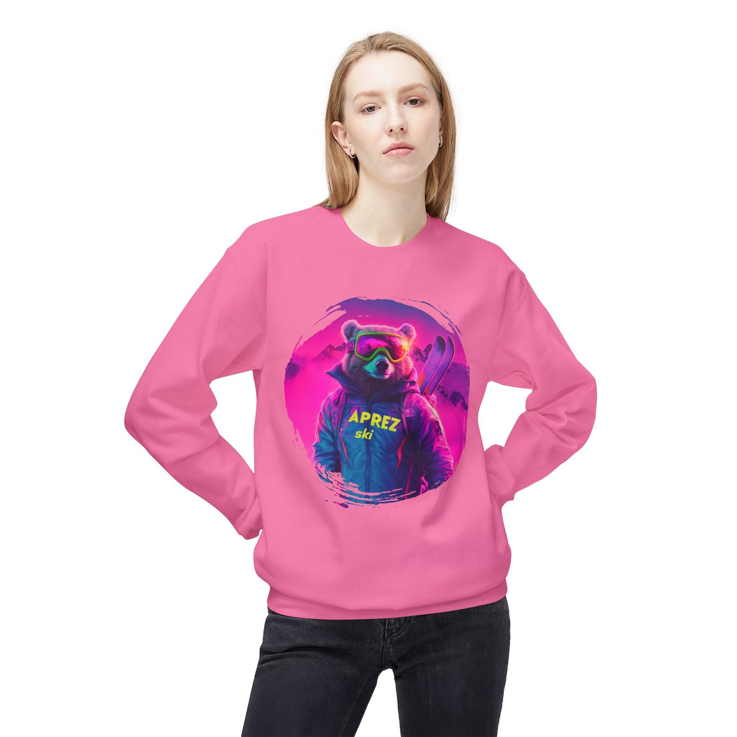 Neon Bear - Aprez Ski Fleece Sweatshirt