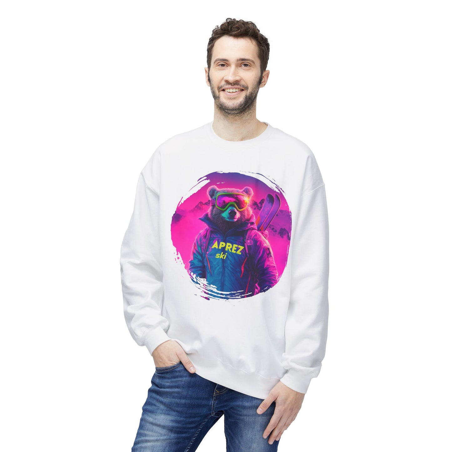 Neon Bear - Aprez Ski Fleece Sweatshirt